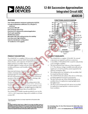 ADADC80-Z-12 datasheet  